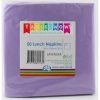 lunch napkins lavender