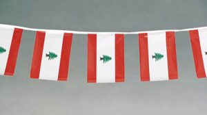 flag lebanon