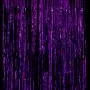 purple door curtain