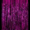 cerise door curtain