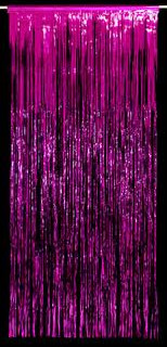 cerise door curtain