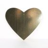 Cardboard Cutout Heart Gold