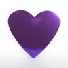 Cardboard Cutout Heart Purple