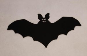 Cardboard Cutout bat black