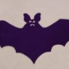 Cardboard Cutout bat purple