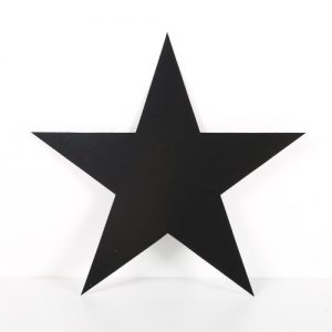 Cardboard Cutout Star Black