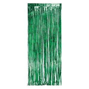 Metallic Green Foil Curtain Drape Tinsel Drape Glitter Curtain