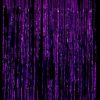 purple foil tinsel curtain