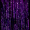 purple foil tinsel curtain