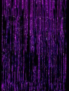 purple foil tinsel curtain