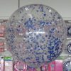 90cm blue confetti filled helium balloon