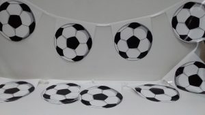 Soccer Ball Bunting flag, soccer ball flag string