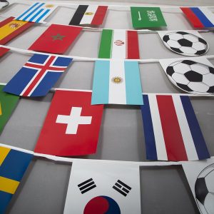 2018 World cup string flags