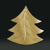 cardboard cutout xmas tree gold