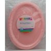 oval plate light pink