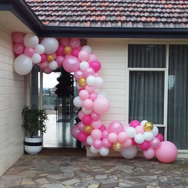 organic balloon arch – Party Werks Geelong