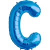 C-blue foil letter balloon