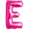 E-magenta foil letter balloon