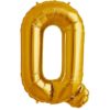 Q-gold foil letter balloon