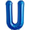 U-blue foil letter balloon