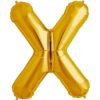 X-gold foil letter balloon
