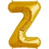 Z-gold foil letter balloon