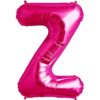 Z-pink foil letter balloon