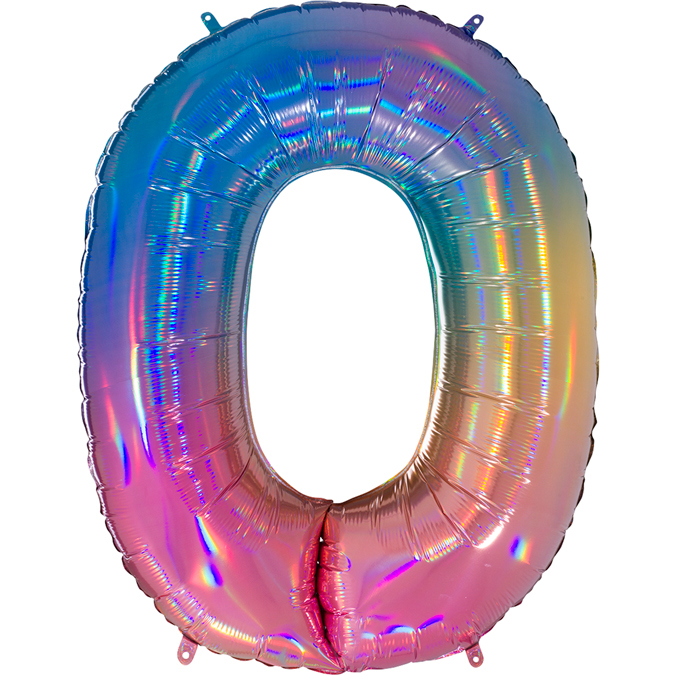 party-werks-0-rainbow-foil-number-balloon