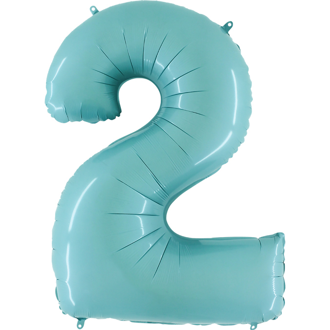 party-werks-2-pale-blue-foil-number-balloon